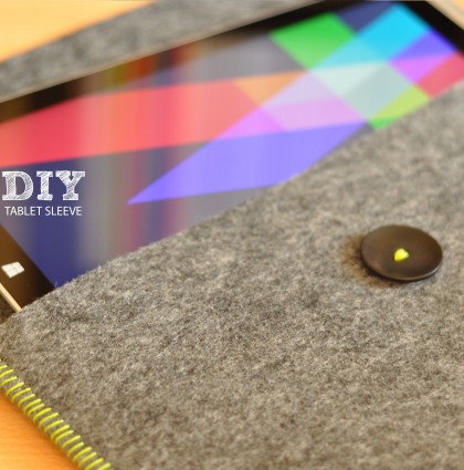 DIY Tablet Sleeve